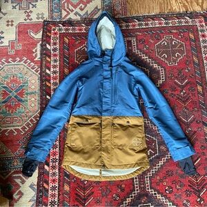 AIRBLASTER freedom series Blue and Brown Ski Jacket